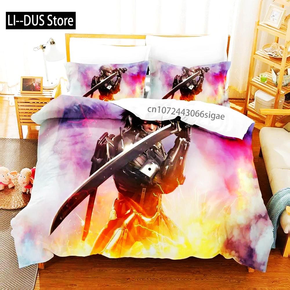 Metal Duvet Cover Set For Adults And Boys Bedroom 2025 Duvet Cover Bed Set Quilt Cover Pillowcase Single Double Queen King Size