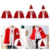 Kids Christmas Cloak Costume Children Cape Xmas Shawl for Masquerade Party Supplies