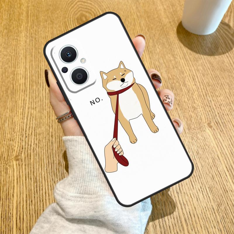 DOGE MEME Shiba Inu Dog Funda For OPPO Reno 10 11 12 13 14 Pro 14F 13F 12F 11F 7 8 Lite OPPO Find X5 X8 X9 Pro Case