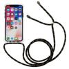 For iPhone X/XS Anti-drop TPU+Acrylic Phone Cover Transparent Case with Adjustable Lanyard