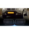 Car Front Bumper Grille Gloss Black Left Right Kidney Racing Grill for BMW X5 E70 X6 E71 2006-2015