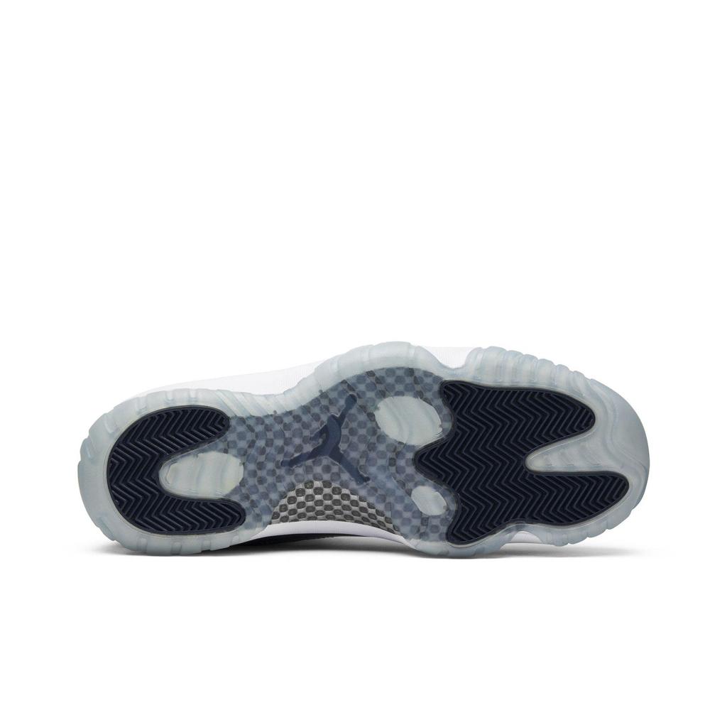 Air Jordan 11 Retro Low 'Georgetown' (Unisex) Grey Mist / White-Midnight Navy Vintage Basketball Shoes 528895 007