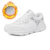 Leather waterproof sneakers lightweight soft-soled casual running shoes student women's shoes