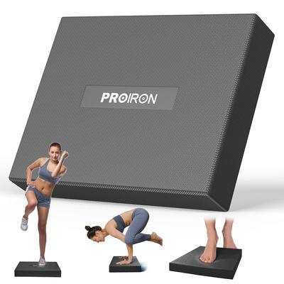 PROIRON Balance Pad, PU Material, Expandable, Black