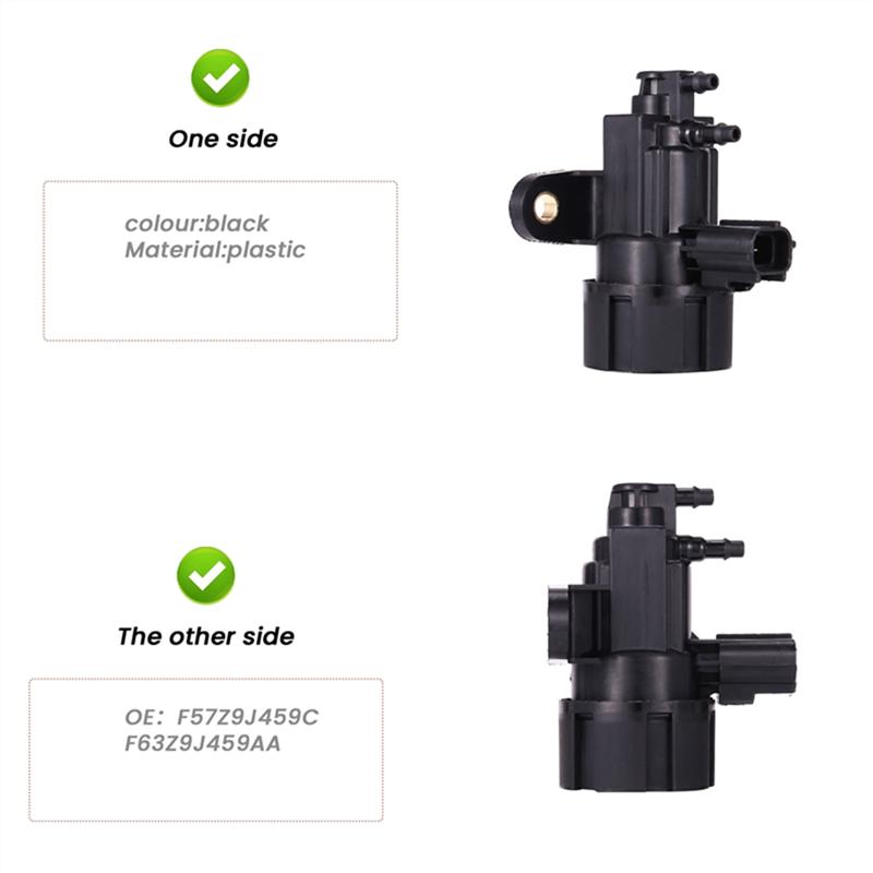 Langlebig-Auto-EGR-Vakuum-Magnetventil F63Z-9J459-AA F57E-9J459-CA Für Ford F150 Explorer Escape Ranger Abgas-Kohlefilterventil