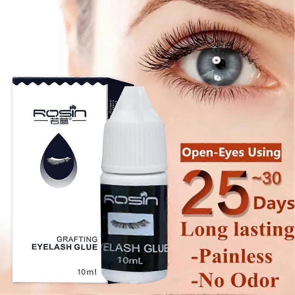 Professional Eyelash Extension Glue 10ml Strong Adhesion Quick Drying Safe Formula for Salon and Home Use