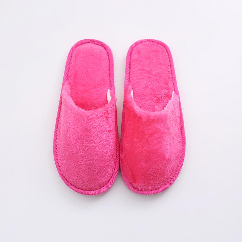 New Plush Indoor Autumn & Winter EVA Cotton Slippers for Warmth On Wooden Floors