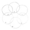 6Pcs .028-.043 Classical Strings Replacement Folk Guitar Nylon Strings 6-String Guitar Strings Perfect Intonation