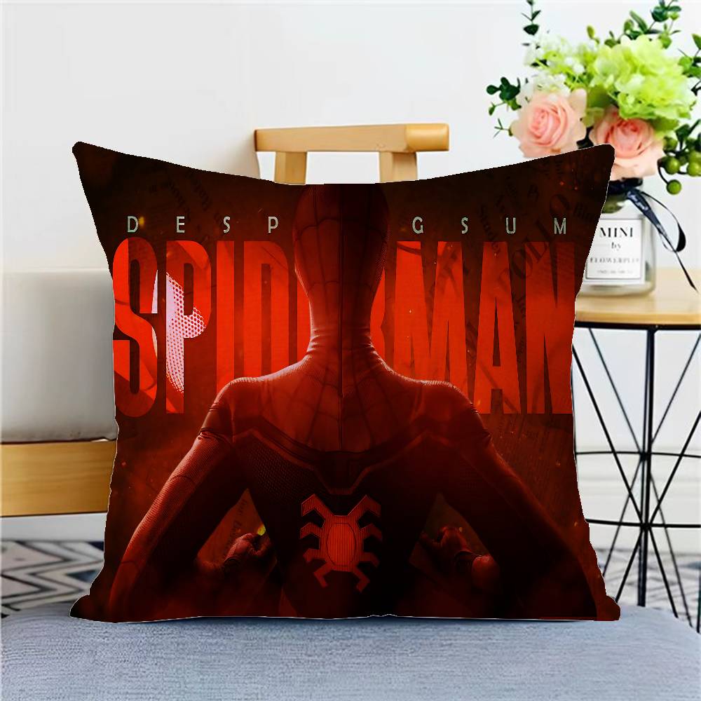 Avengers S-Superhero S-Spiderman Pillowcase toon Gift Cushion Cover Bedroom Home Sofa Chair Seat Decor pillow case