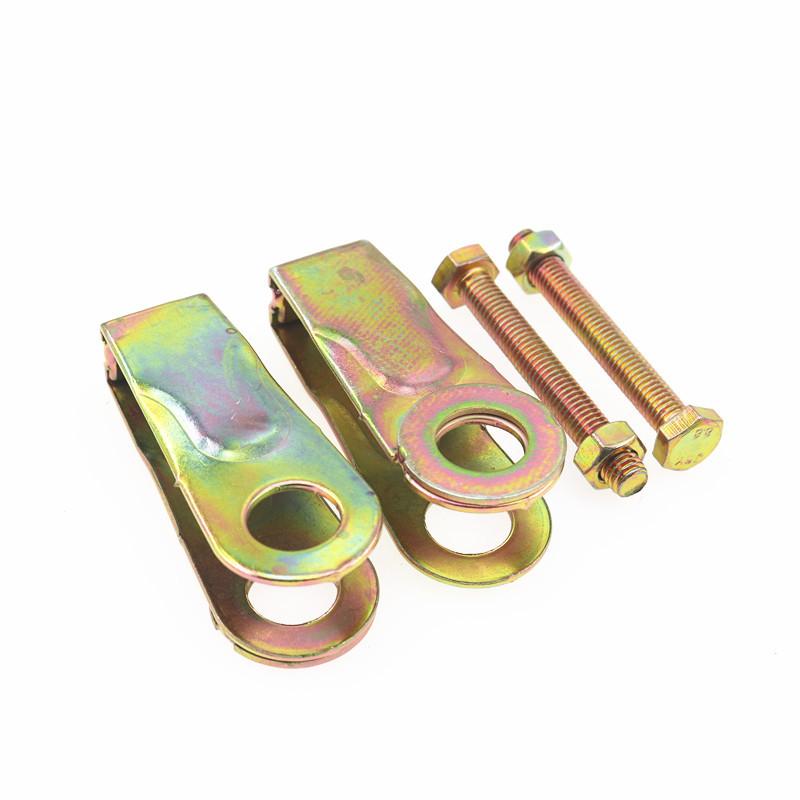 1 Pair Motorcycle Chain Tensioner Regulator Heavy Duty Rust Proof Replacement for JH70 CG125 GS125 DY110 Off Road Motorbike