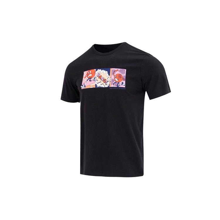 adidas Lil Stripe Basketball Graphic Tee Black Men s IC1867 M