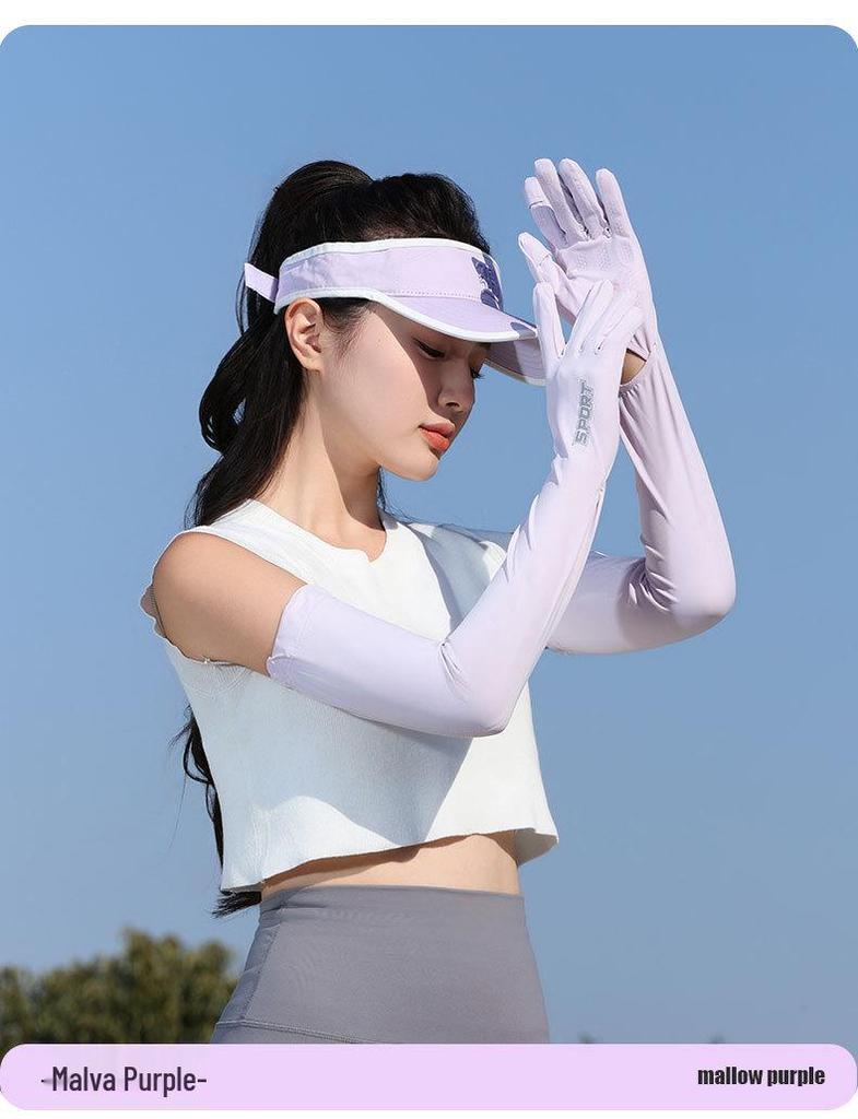 En'aite Damen Anti-UV Eisseide Armstulpen - Sommer 2025 Sonnenschutz