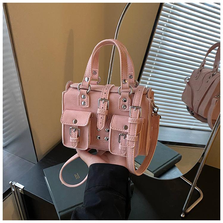 Spice Girl Locomotive Wind Handbag Women's New Trend Versatile Messenger Bag Personalized Shoulder Bag