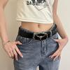 2024 Contemporary D Buckle Womens Belt With Decorative Metal Snap For Style Effortless