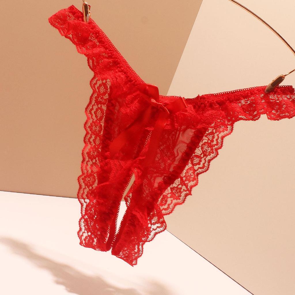 Damen Sexy Nahtloser Mesh Open Crotch String - Verführerische Sommer-Dessous für Paare