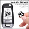 5/10 stk 14mm Bilnøkkel Emblemklistremerker Auto Kontrollnøkkel Logo Tilbehør For Volkswagen Golf-7 4 5 6 CC T-ROC Sharan Passat B5 6 7 Polos Tiguan R Line