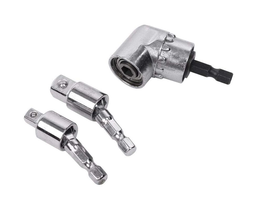 Hexagonal Shaft Socket Adapter Set for Power Tools Degree Rotation 10mm 105 Degree Universal Socket Electric Drill [360 6.35 / & 6.35mm]