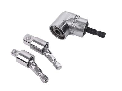 Sechskant-Steckschlüssel-Adapter-Set für Elektrowerkzeuge Drehung 10mm 105 Grad Universell Steckschlüssel Bohrmaschine [360 6.35 / & 6.35mm]
