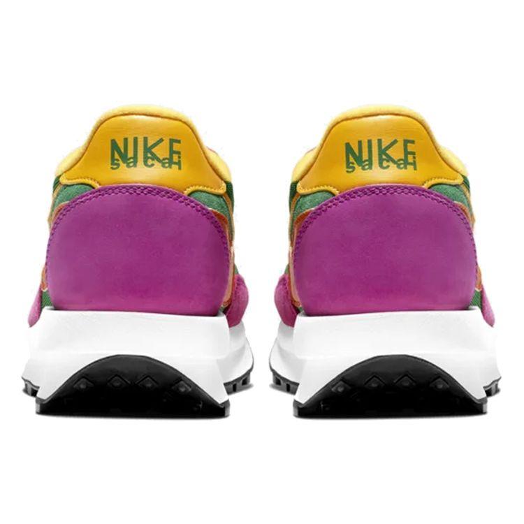 Sacai X Nike LDWaffle Pine Green Unisex Sneakers Pink Clay-Orange-Del-Sol-Sail BV0073-301
