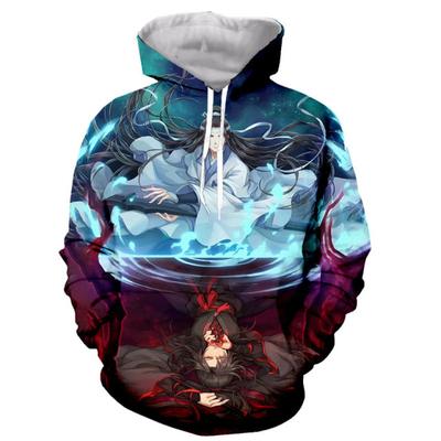 MO DAO ZU SHI Hoodies Funny Fashion Long Sleeves 3D Print Zipper Sweatshirts Boys Kids Men Women Hoodie