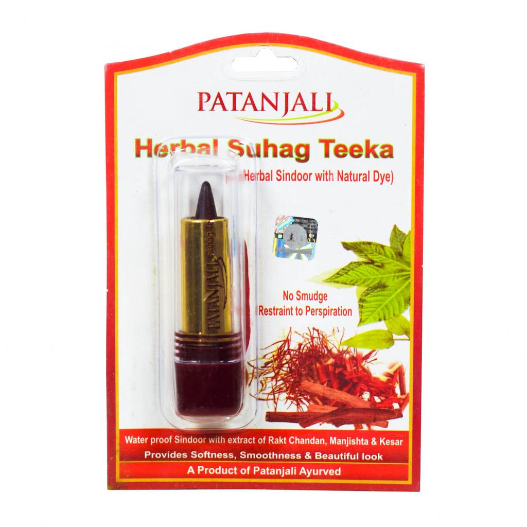 Sindur: Tilak Application Agent (3 G), Herbal Suhag Teeka Patanjali