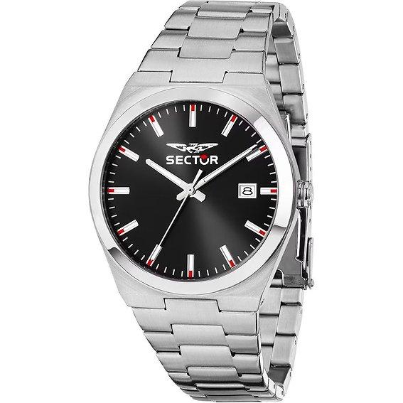 Sector C300 Stainless Steel Black Dial Quartz R3253301001 Men's Watch
