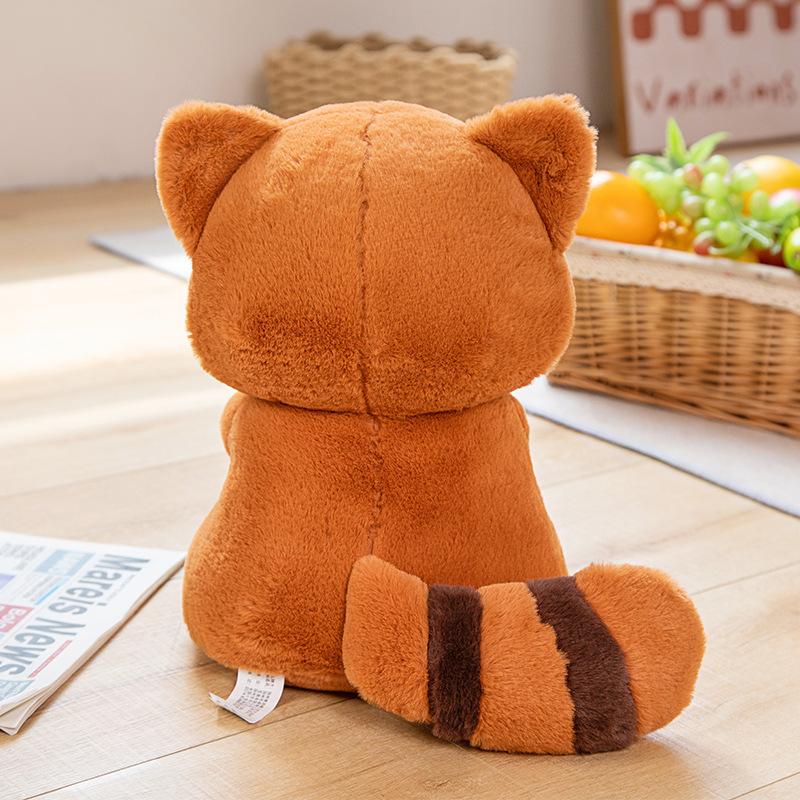 1pc 35cm Plush Raccoon Plush Toys Lovely Raccoon Pillow Stuffed Soft Animal Cushion Nice Birthday Christmas Gift for Girl