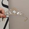 Rhinestone Zinc Zinc Alloy Crystal Headpiece Crown Bling Bling Bridal Headwear  Daily Hair Accessories