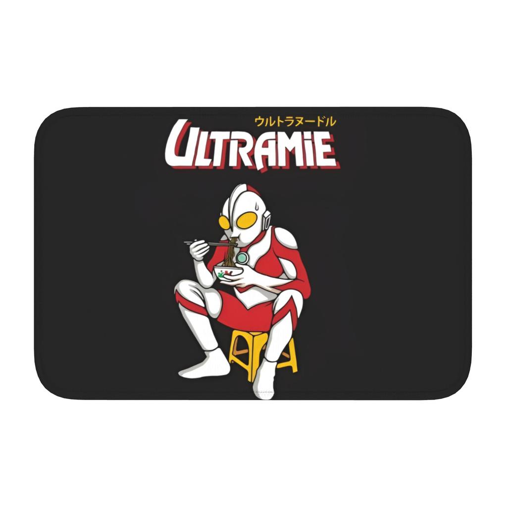 Ultramanes Anime Doormat Anti-Slip Bath Kitchen Welcome Mat Living Room Door Floor Entrance Carpet Rug Footpad