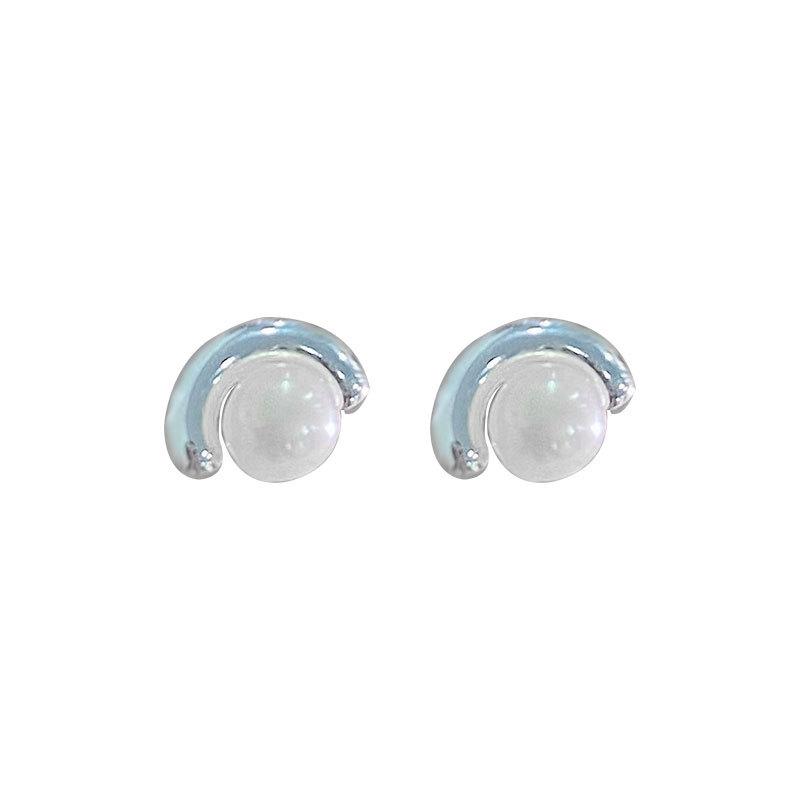 Yuanbao Pearl Earrings Light Luxury High-end Chinese Style Niche Design