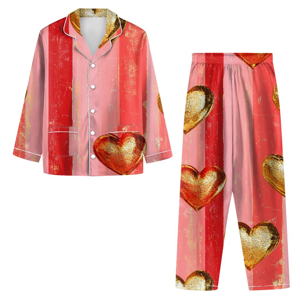 Ladies' Long Sleeved Long Pants Casual Home Set
