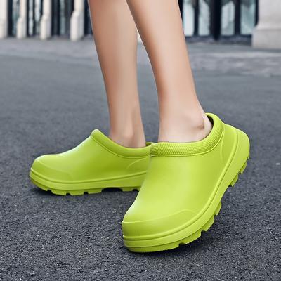 2025 Men Women EVA Chef Shoes Non-slip Waterproof Oil-proof Shoes Comfortable Workers Slippers Outdoor Fishing Shoes