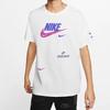 Nike Double Swoosh Logo Sports Short Sleeve T-Shirt Men Tops White CU0079-100