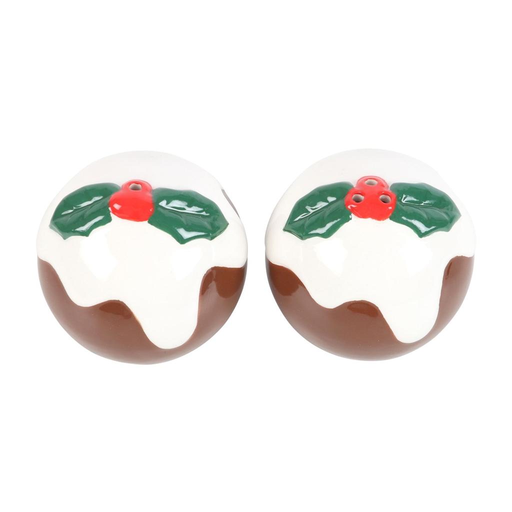 Something Different Christmas Pudding Salt og Pepper Shakers