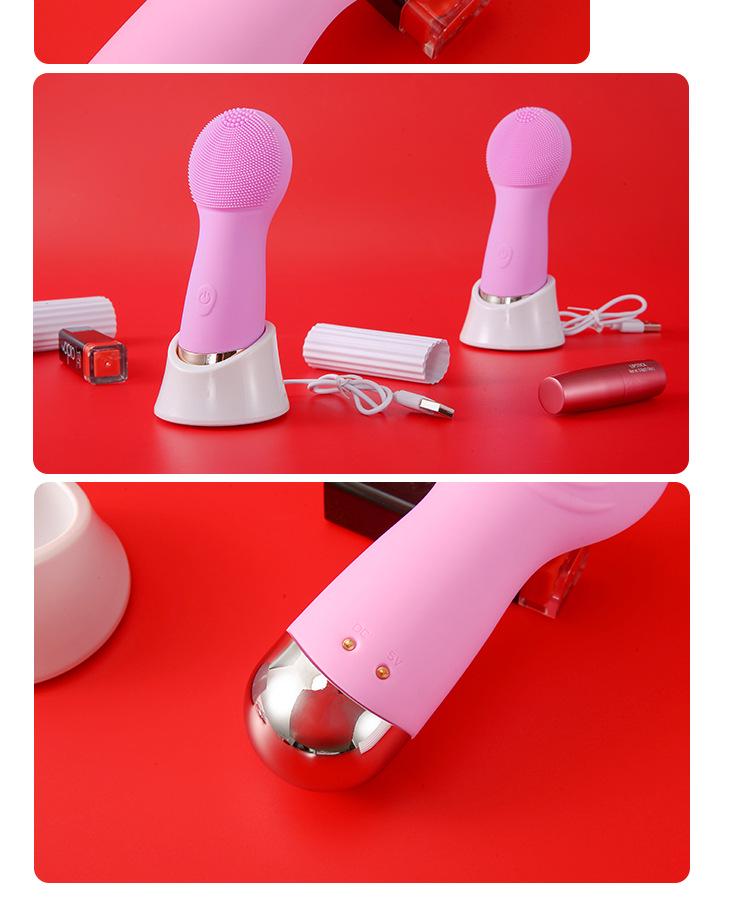 Portable Waterproof Electric Pore Cleaner Brush with Rechargeable Battery