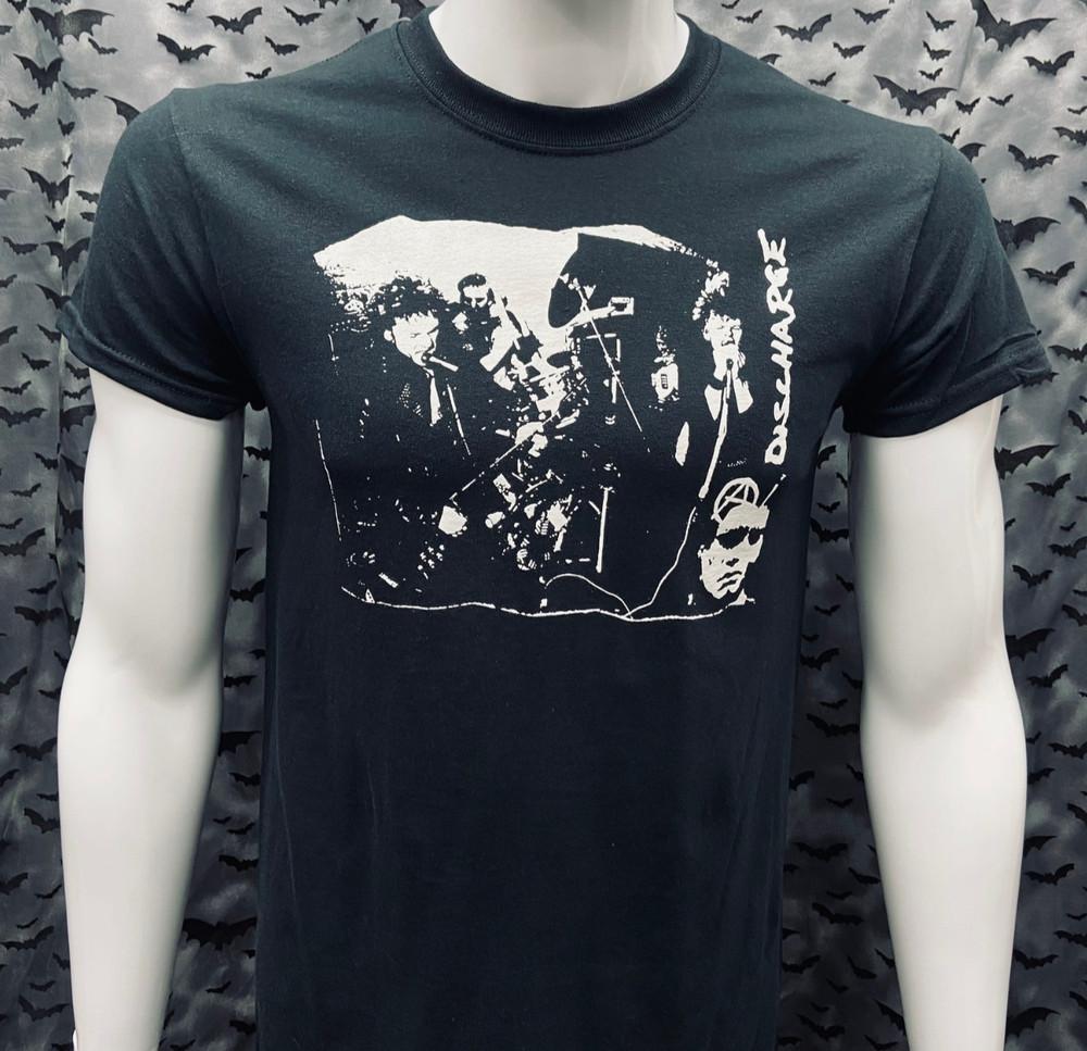 

Футболка Discharge Классический D-Beat Краст Панк Анархо Мерч Война - это ад Унисекс 4XL