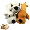 Pet Dog Puppy Cute Plush Doll Squeaky Sound Chew Molar Interactive Play Toy