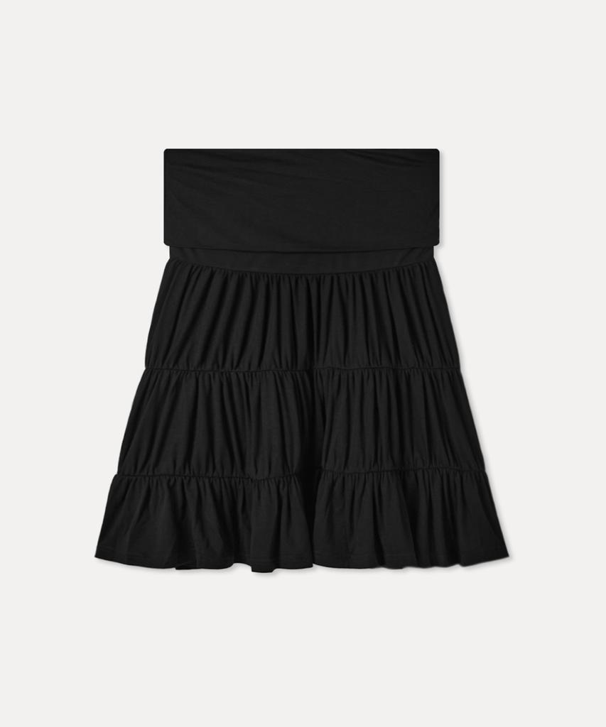 MIXXO Elastic Tiered Midi Skirt_Miwwmg526G