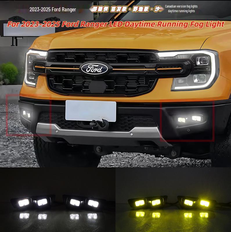 Compatible Fog & Daytime Running Lights for 2023-2025 Ford Ranger 