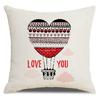 Valentine's Day Pillow Cover New Letter Love Sofa Cushion Cover Short Plush Cushion Pillow