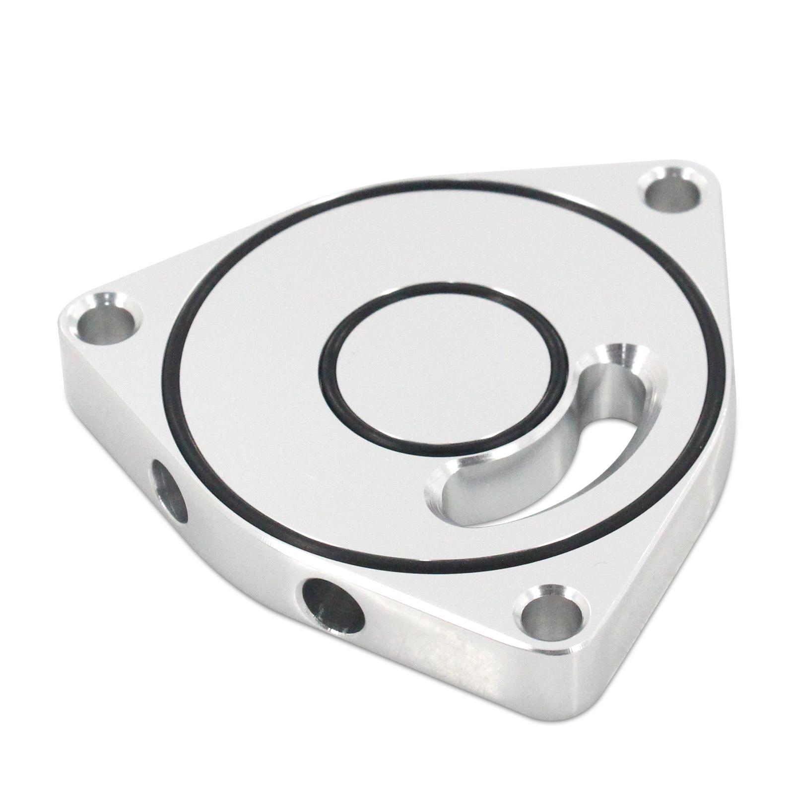 

Honda Civic 1.5T Steel Blow-Off Valve Adapter Gasket (2015-2021) With screws срібний