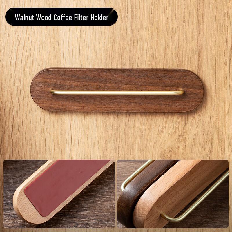 ZISIZ Wall-Mounted Pour-Over Coffee Filter Paper Holder
