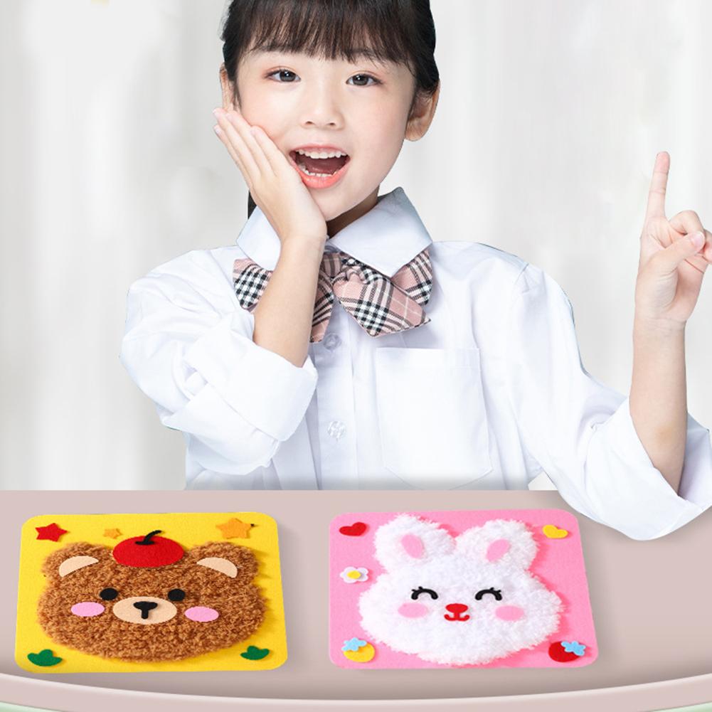 Sewing Craft Kit Cute Animal DIY Educational Sewing Kit DIY Doll Sewing Toys for Beginners Arts and Crafts