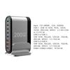Aluminum Alloy Desktop Stand Charging Adapter 200W Charger with 3xUSB and 5xType C Interfaces for Multiple Devices