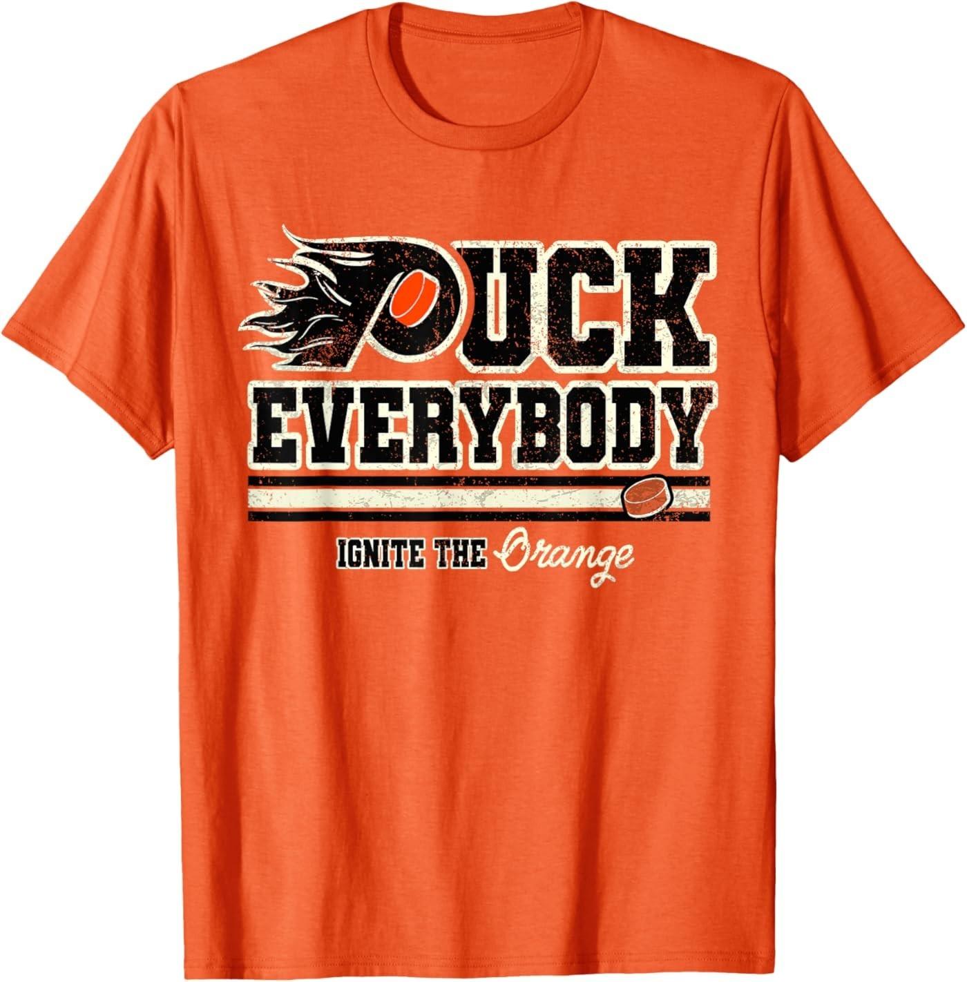 Vintage Puck Everybody Flyers Design T-Shirt S разноцветный