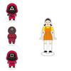 Stunning Squid Game Red Guard Worker Staff Acrylic Stand For Home Decor