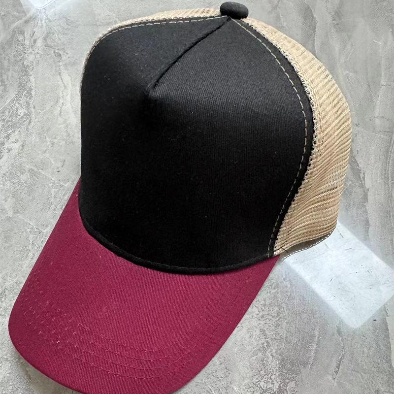 Colorful mesh hat available. Multiple colors available. Trucker visor baseball cap wide brim dome
