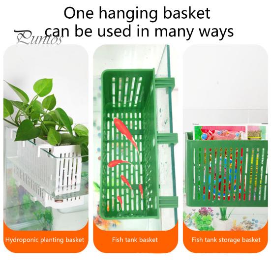 Aquarium Plant Holder with Hooks Fish Tank Plant Stand Aquarium Planter Cup Hydroponic Basket for Aquatic Plant Cultivation