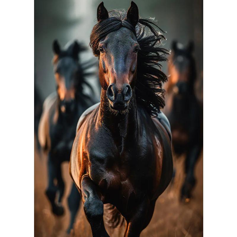 Handsome Horse Wild Animal Poster Horses Portrait Photography Canvas Painting Modern Wall Art for Living Room Home Decor Mural