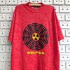 Vintage 90s Eclipse T Shirt UK Rave Club Culture Streetwear Brand Nuclear Radiation Symbol Tee Size M